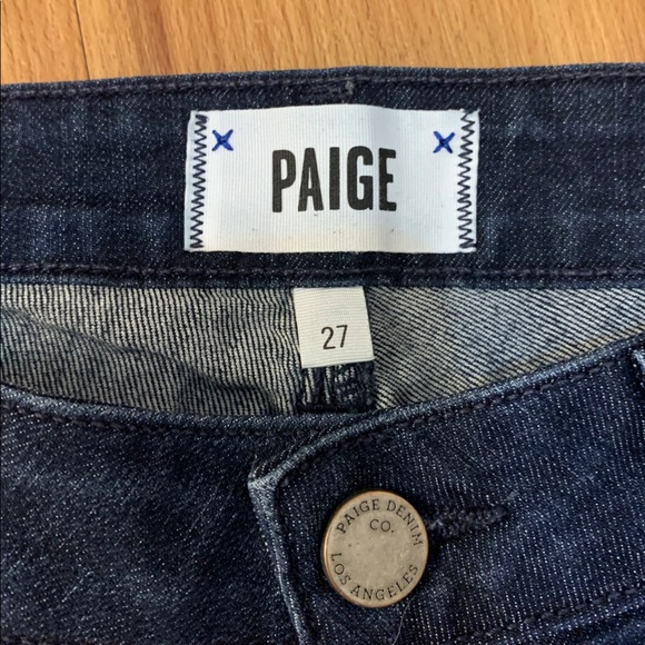 PAIGE DENIM Kylie Crop Skinny Dark Wash Jeans - Picture 5 of 8